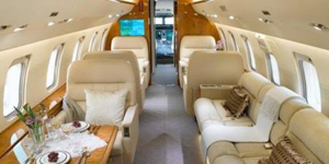 Bombardier Challenger 605 interior