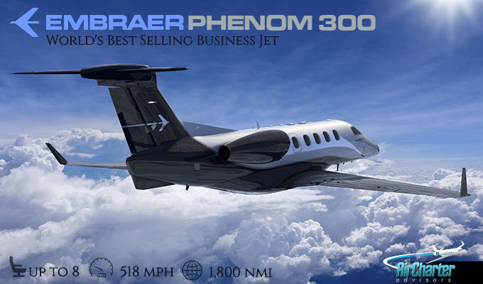 Embraer Phenom 300 Charter Rates Photos Specifications