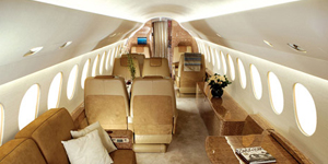 falcon 7x interior cabin