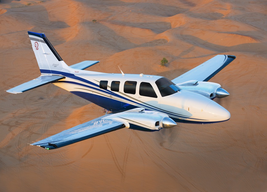 Beech Baron 58 twin-engine piston aircraft