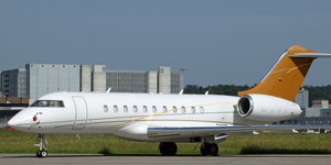 Charter a private flight on a Global 5000