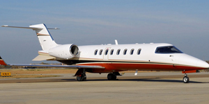 Charter a private flight on a Learjet 45 45xr