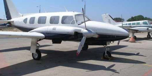 Fly private in a Piper Navajo PA 31 Cheyenne Chieftain