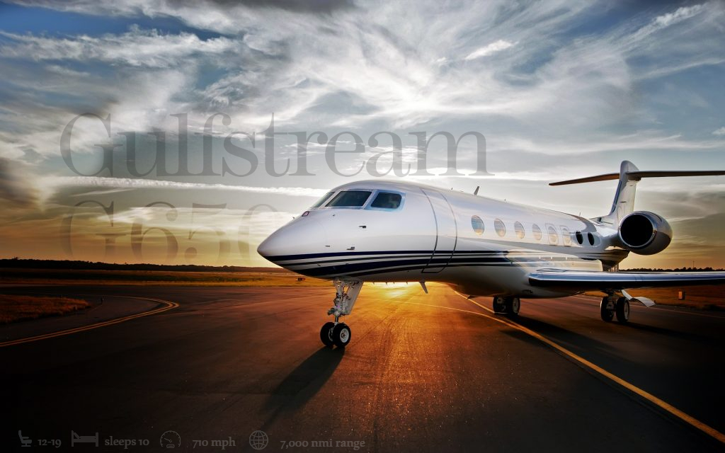 Gulfstream G650 charter jet