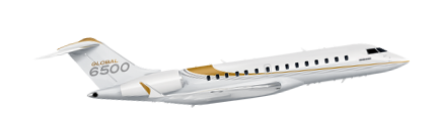 bombardier global 6500 long range jet