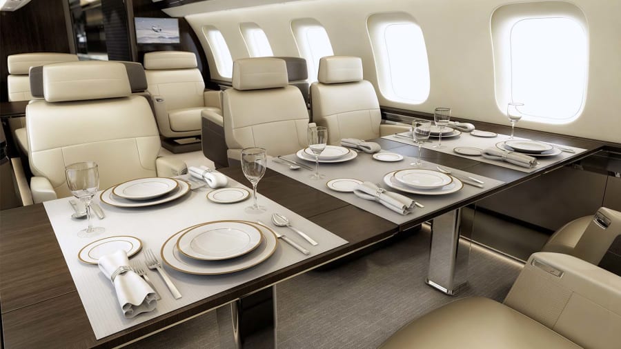 bombardier global 7500 interior