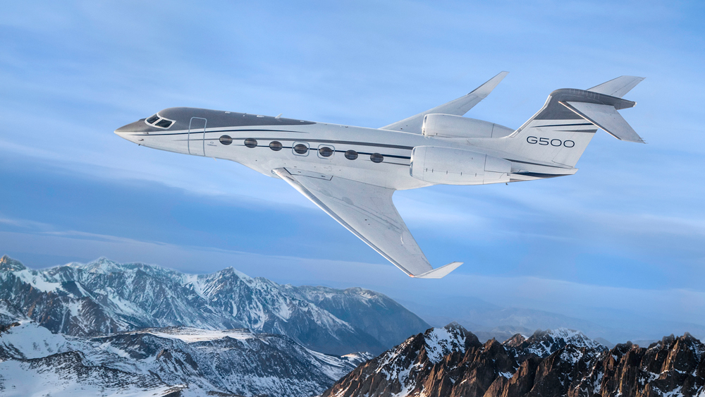 Gulfstream G500 business jet