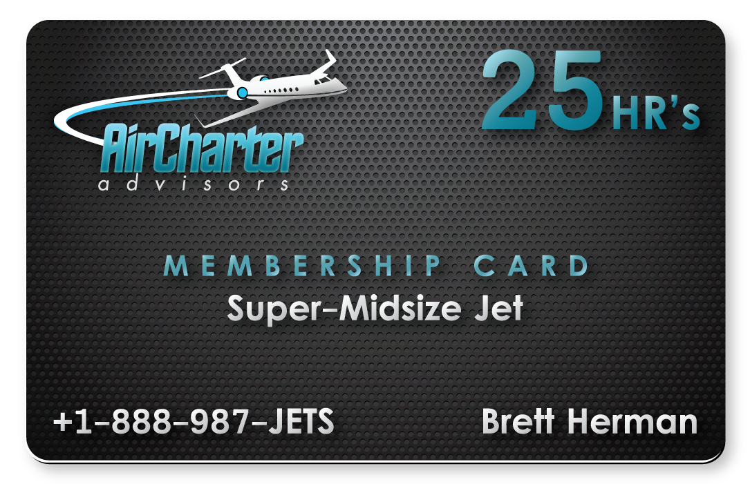 Private Jet Memberships | 25, 50, 100-Hour Jet Cards