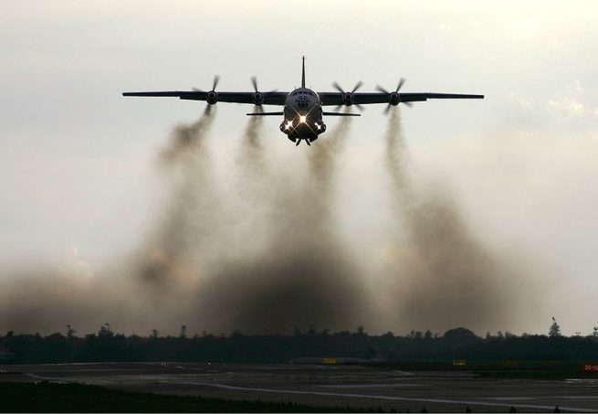 An-12 cargo airliner