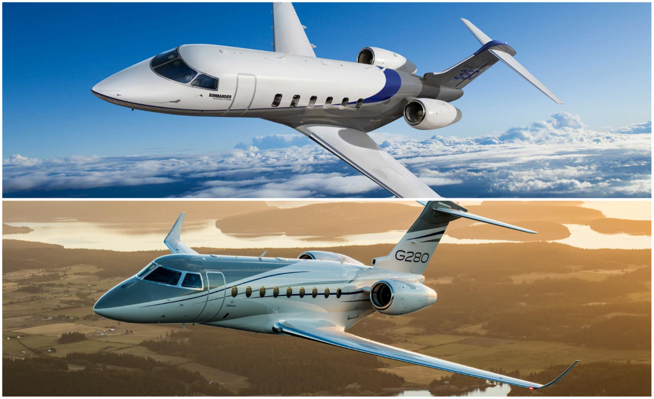 Challenger 350 vs Gulfstream G280