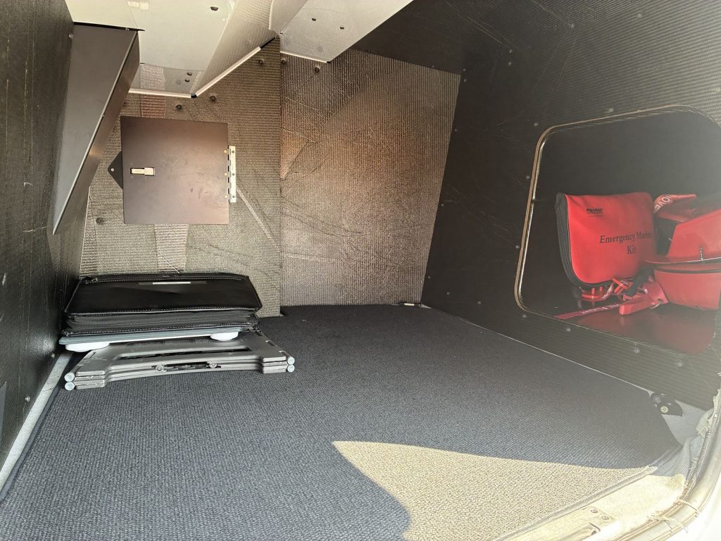 Cirrus Vision Jet SF50 baggage compartment
