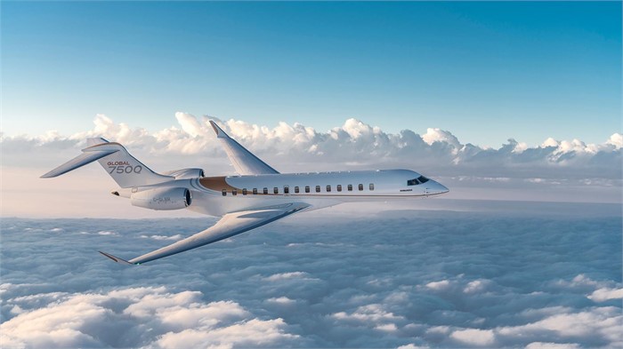 global 7500 business jet
